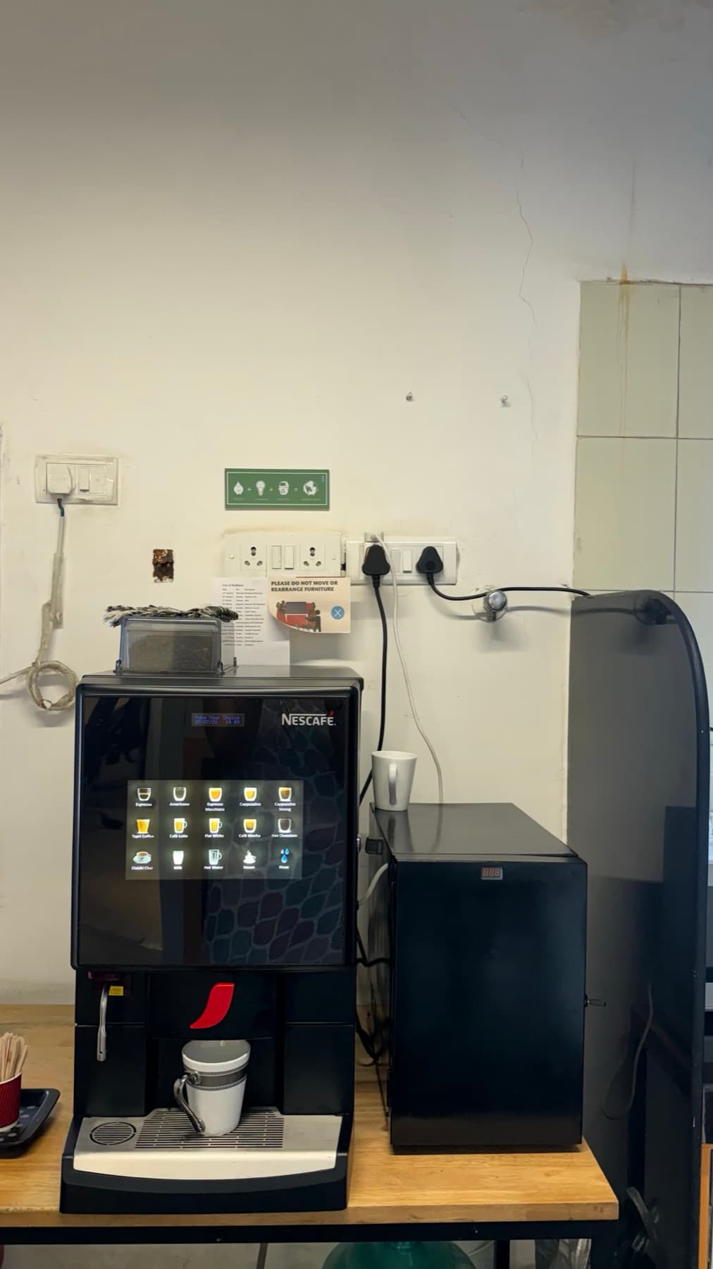 Pantry and coffee station at Blue Co-Labs